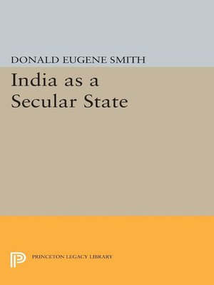 cover image of India as a Secular State